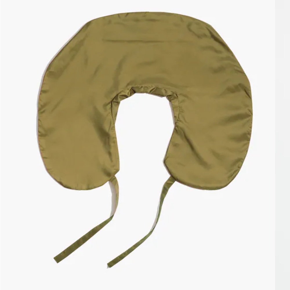 Madewell Travel Buddy Olive Green Women's Packable Puffer Jacket - Picture 3 of 7